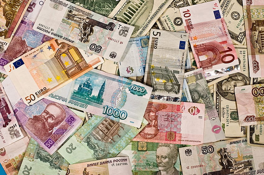 Euro Roubles Banknotes Texture Money, euro money HD wallpaper