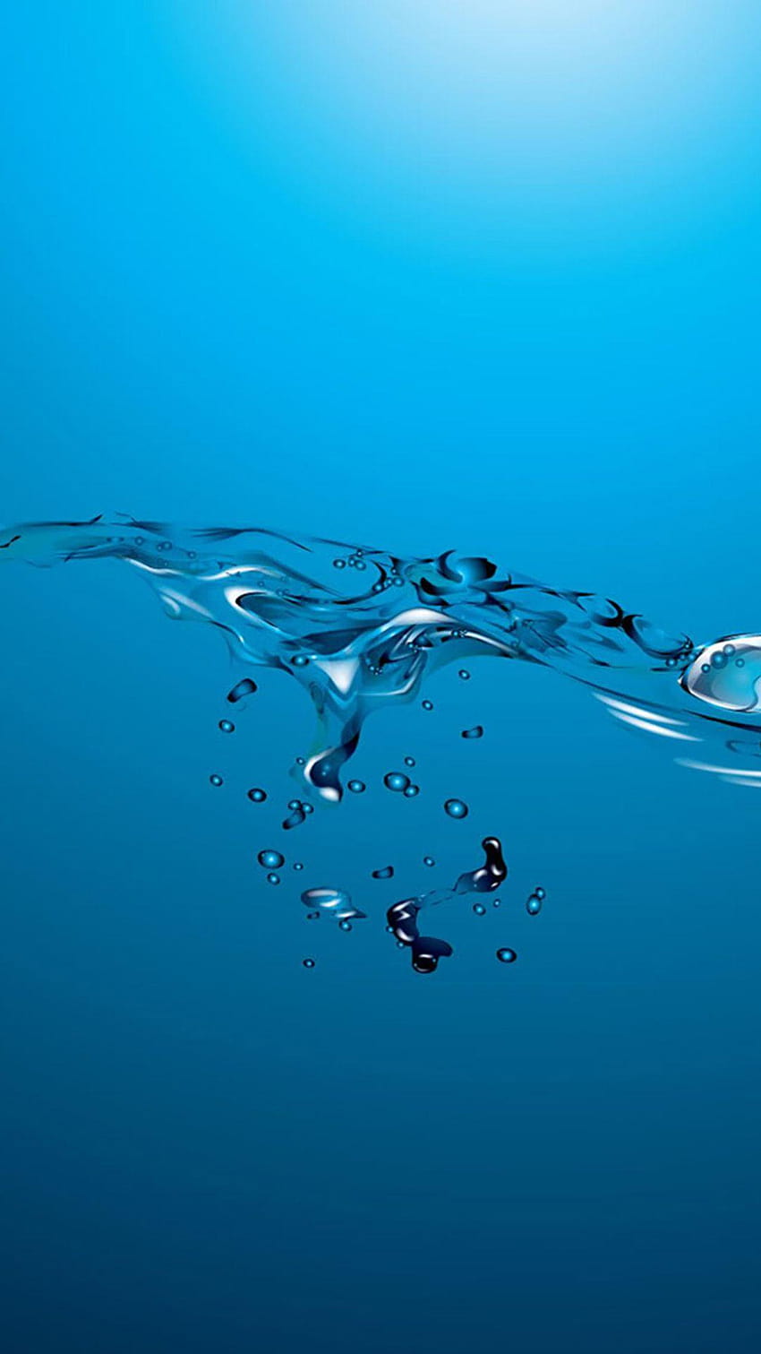 Abstract Ocean Water Splash iPhone 6, ocean water droplets HD phone wallpaper