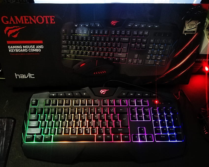 OUT OF STOCK) HAVIT GAMENOTE GAMING KEYBOARD & MOUSE Wallpaper HD