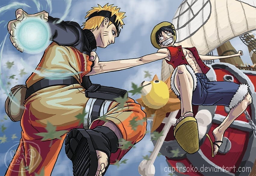 Luffy Vs Naruto Naruto And Luffy HD Wallpaper Pxfuel