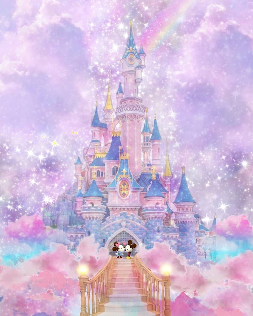 Castillo de Disney por DisneyClarke, palacio de Disney fondo de pantalla del teléfono