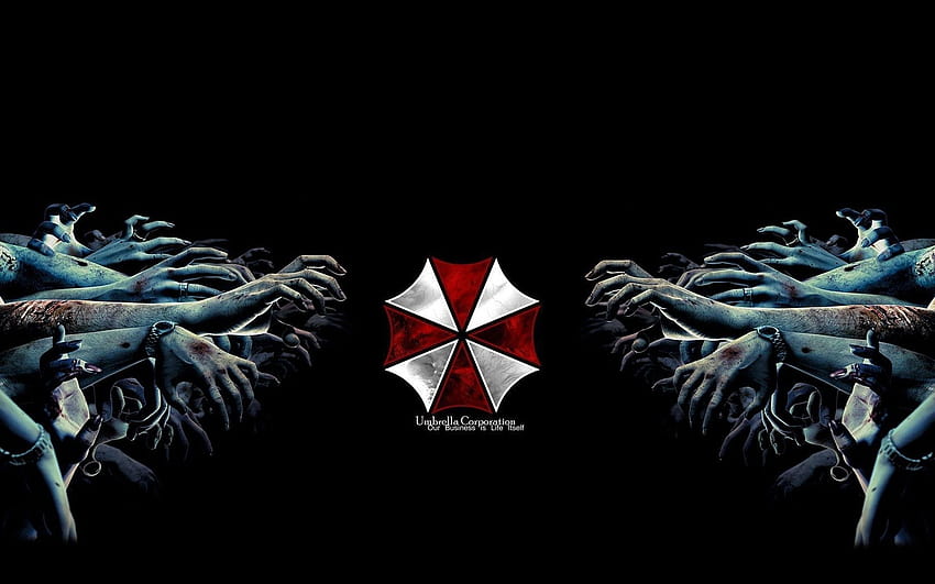 Resident Evil Zombies Umbrella Corp 1680x1050 – วิดีโอเกม Resident Evil, โลโก้ Resident Evil วอลล์เปเปอร์ HD