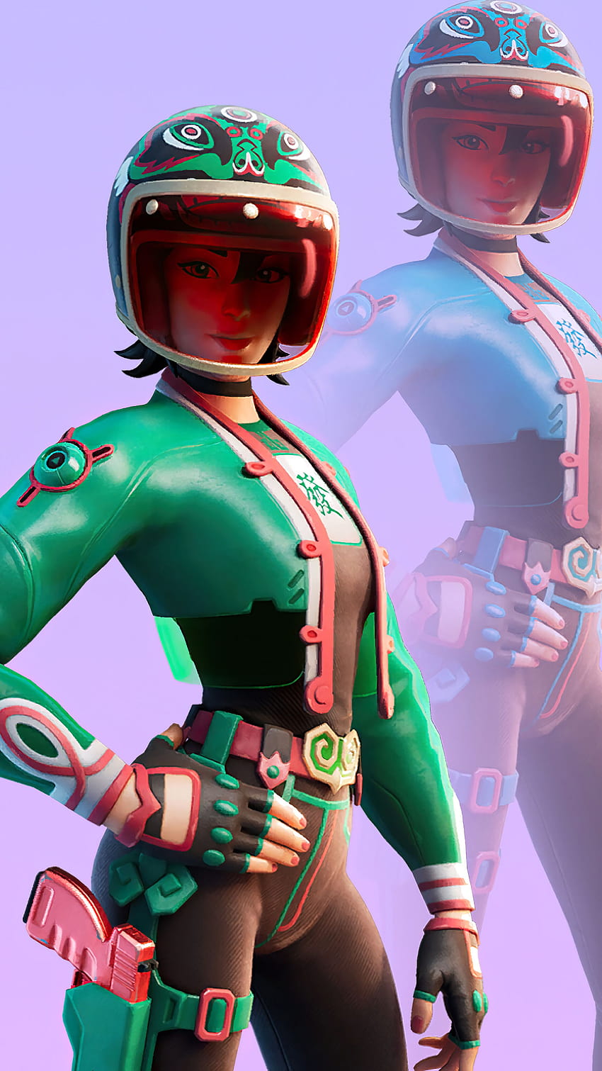 323923 Jade Racer, Fortnite, Lunar New Year, Skin, Outfit, phone , Backgrounds, and HD phone wallpaper
