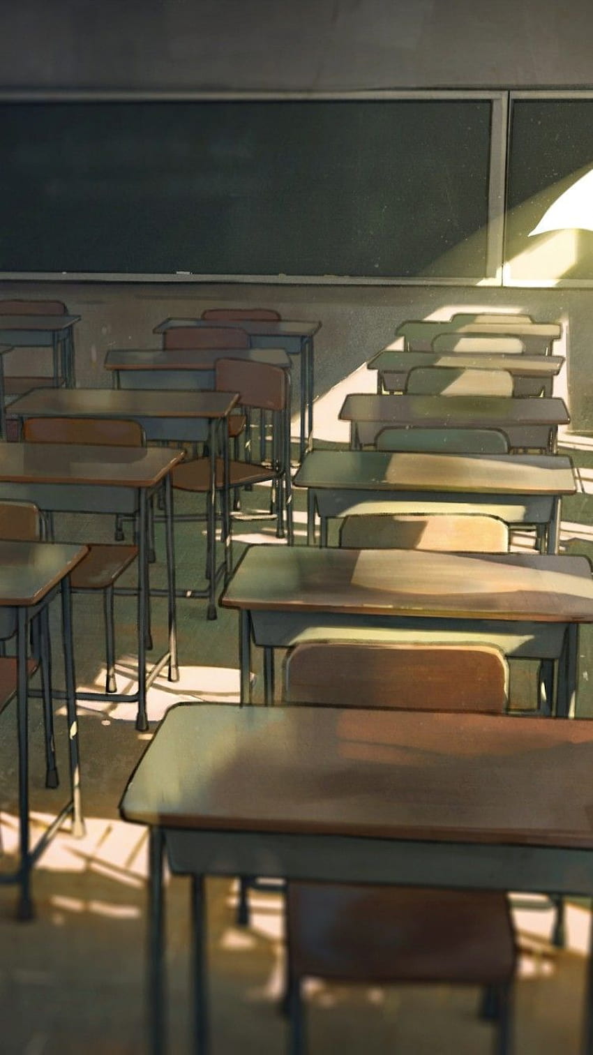 Anime Classroom HD Wallpaper