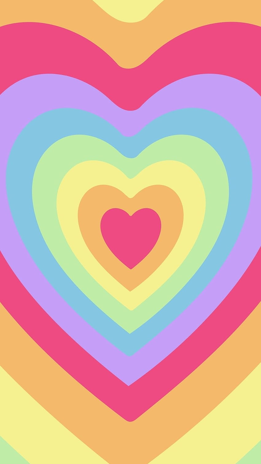 Y rainbow heart HD wallpapers  Pxfuel