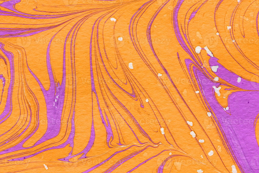 Latar belakang tinta abstrak Tekstur kertas tinta marmer oranye dan ungu musim dingin pada latar belakang cat air putih. untuk desain web dan game. 4702498 Stok di Vecteezy Wallpaper HD