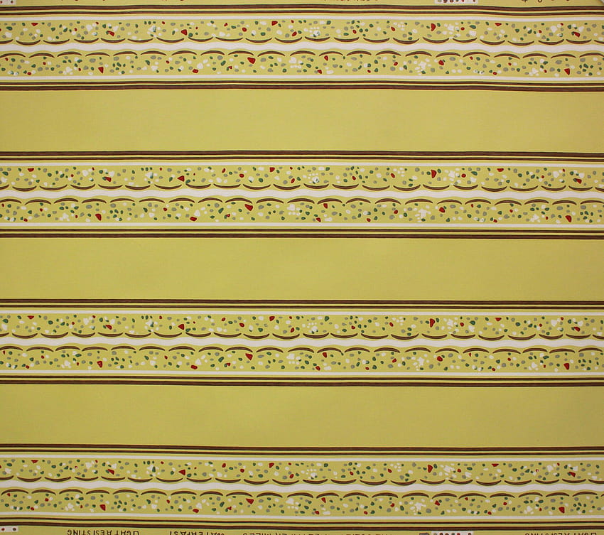 1940s Vintage Border Yellow And Brown, 1940s summer HD wallpaper