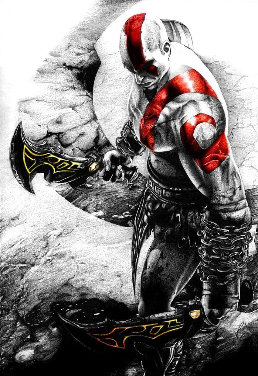 God Of War Kratos พื้นหลังสุดเจ๋งของ God Of War Kratos วอลล์เปเปอร์โทรศัพท์ HD