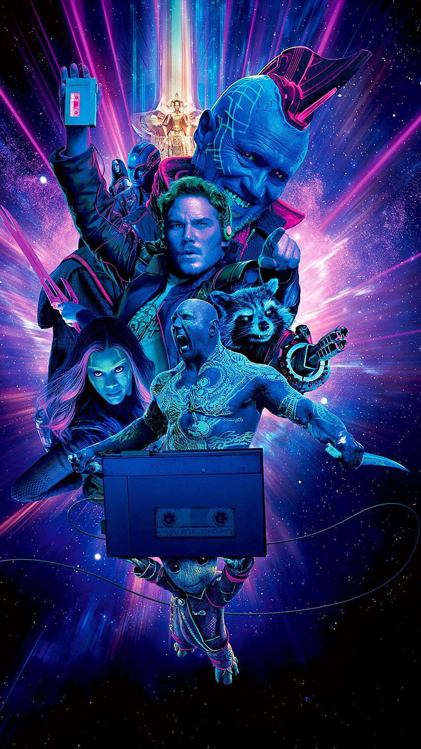 Guardians of the Galaxy Bd. 2 Chris Pratt Zoe 1080 x 1920, yondu HD-Handy-Hintergrundbild