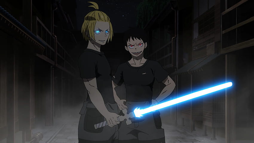 Shinra y Arthur VS Natsu y Gray, Arthur Fire Force fondo de pantalla
