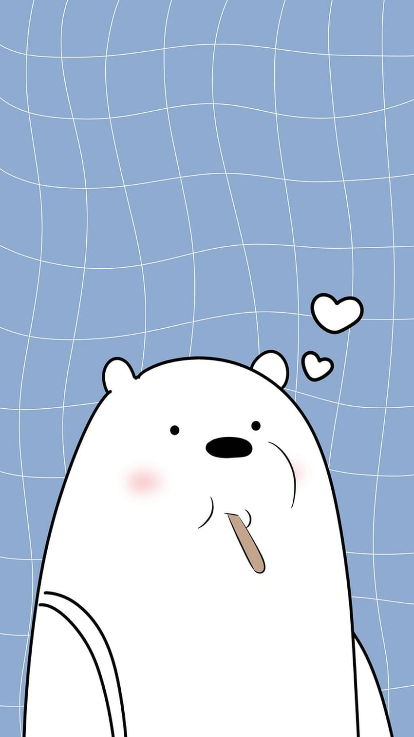 about blue in we bare bears by ⋆｡❀syixing⋆｡❀, we bare bears aesthetic HD phone wallpaper