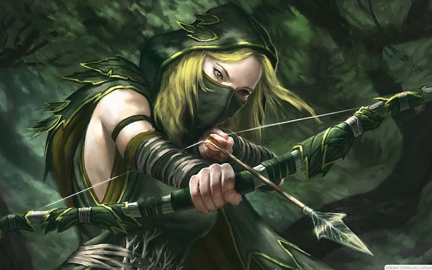Green Arrow Archer Girl Long Cross Bow Aim 19201080 [1920x1080] for your , Mobile & Tablet, female green arrow HD wallpaper