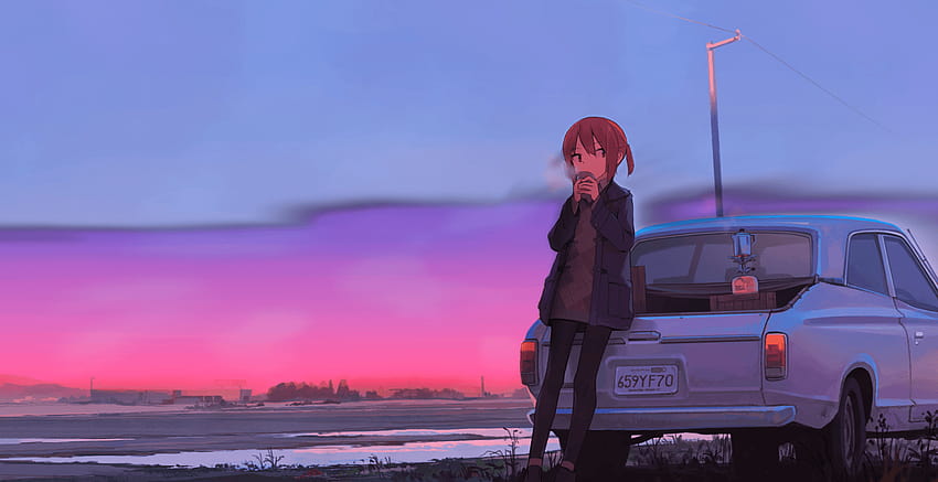 Anime sutil postado por Christopher Johnson, anime de carro incrível papel de parede HD