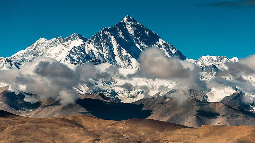 強大なエベレスト山、エベレスト山 高画質の壁紙