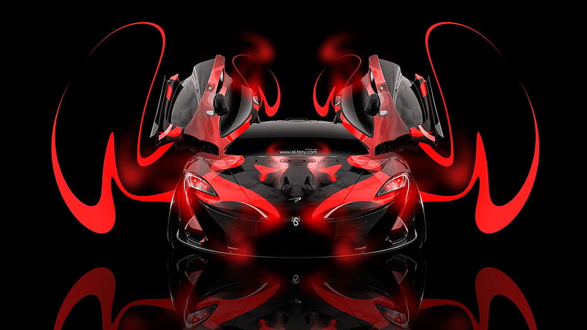 McLaren P1 Open Doors Super Abstract Car 2014 el Tony, neon mclaren HD  wallpaper | Pxfuel