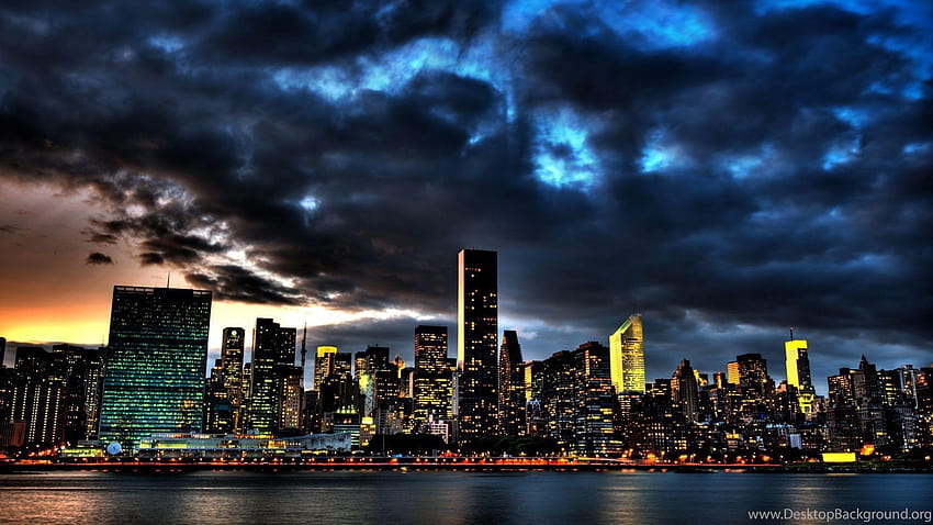 New York Before A Rainy Night 29069 Backgrounds HD wallpaper