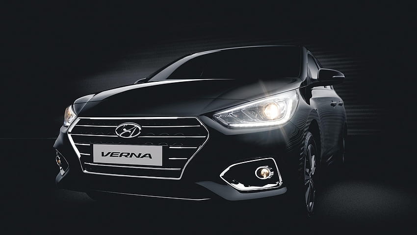 Hyundai Verna , Galeria wnętrza i nadwozia, hyundai verna czarny Tapeta HD