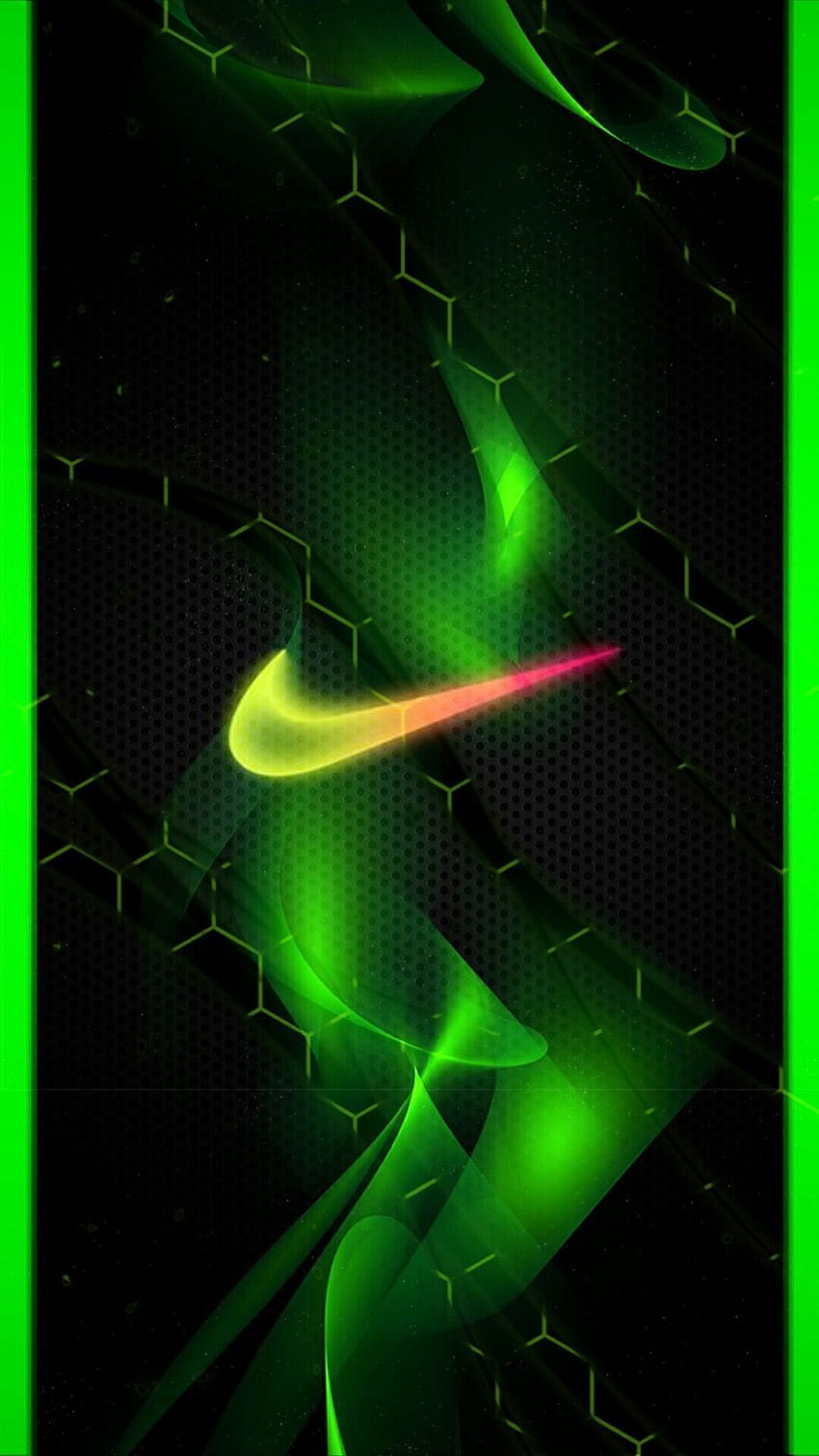 Nike Green on Dog, nike tech HD phone wallpaper