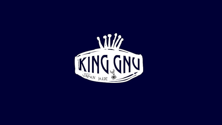 King Gnu ロゴ 青 PC 高画質の壁紙