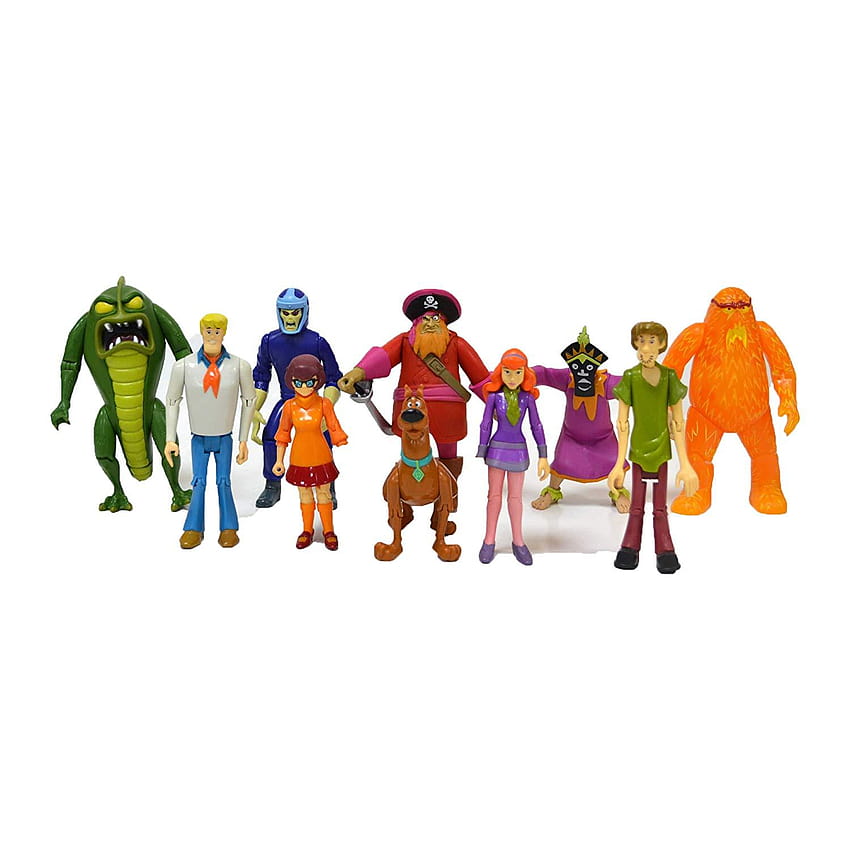 Scooby Doo Monster Set Action Figure, 10 Pack: Играчки и игри, реалистичен scooby doo HD тапет за телефон