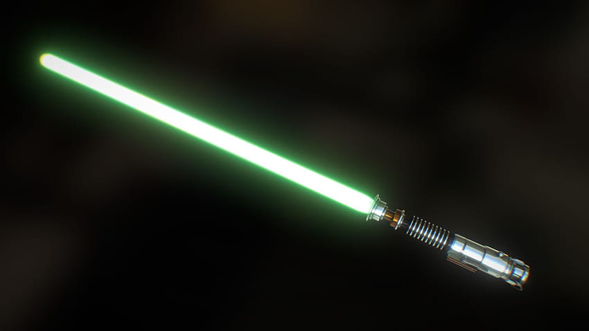 Luke Skywalker Green Lightsaber, lightsaber kedua luke skywalker Wallpaper HD