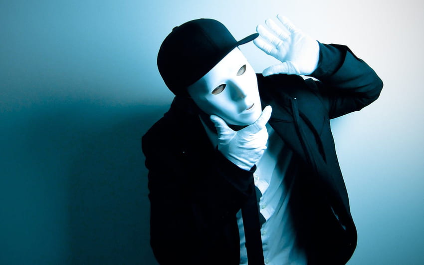 tie, masks, men, white mask, hats ::, mask man cool HD wallpaper