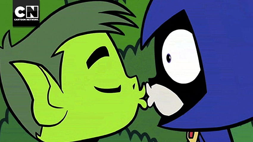 Beast Boy Kisses Raven I Teen Titans Go! I Cartoon Network, beast boy teen titans go HD wallpaper