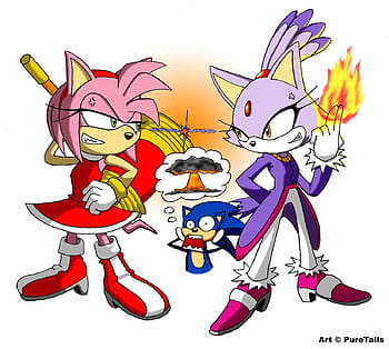 sonamy Kiss - Sonic The Hedgehog and His Friends photo (17804200