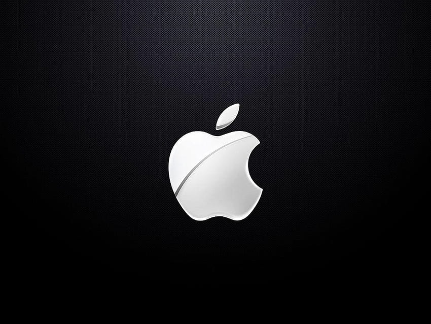 Logo Apple Czarne tła Tapeta HD