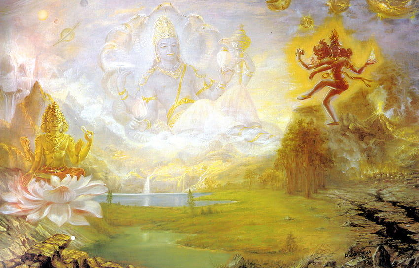 Hinduism, indian mythology HD wallpaper