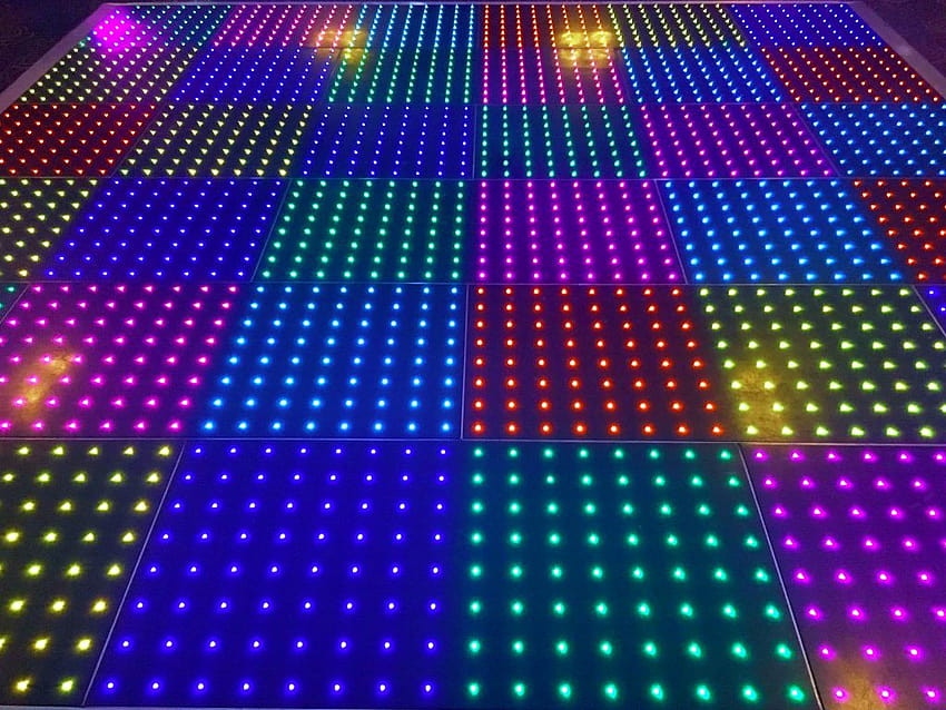 Aluguel de pista de dança LED em Bristol, pista de dança discoteca papel de parede HD