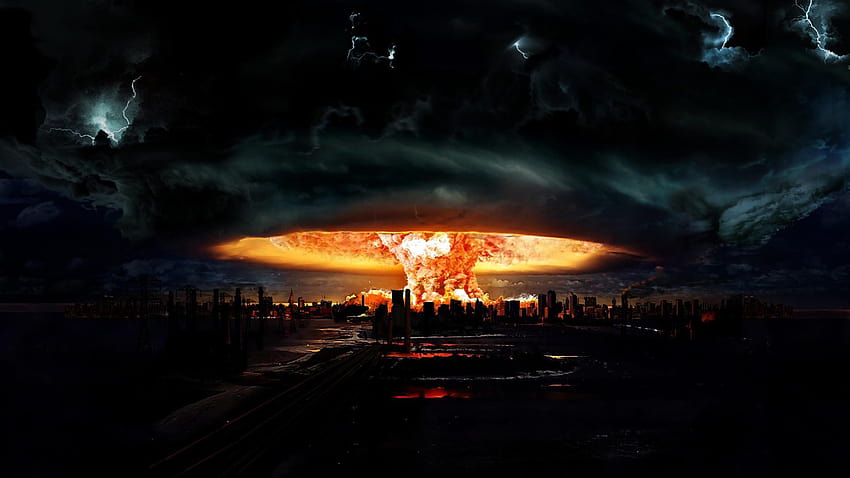 Collectables Nagasaki Atomic Bomb Blast Japan Ground Level Fat Man Nuclear Detonation Collectable Contemporary graphic HD wallpaper