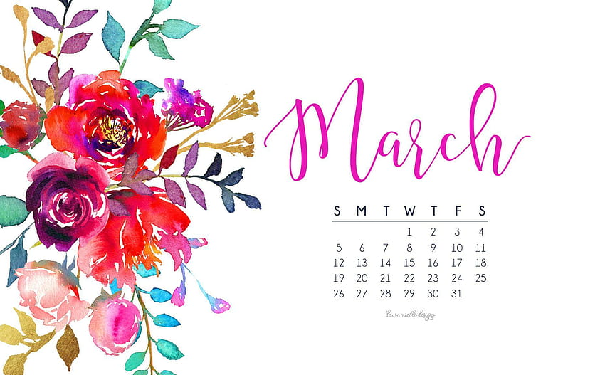 March 2017 Calendar + Tech Pretties, calendar 2017 HD wallpaper | Pxfuel