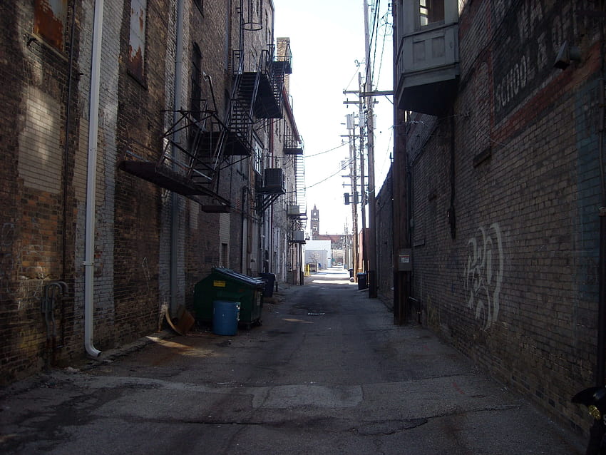 Alleyway Backgrounds posted by Ryan Walker, dark alley HD wallpaper