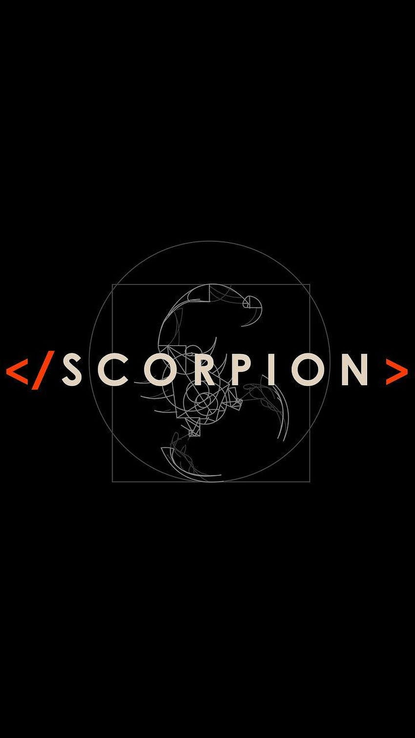 Logotipo del programa de televisión Scorpion 2017, logotipo de Android 720x1280 fondo de pantalla del teléfono