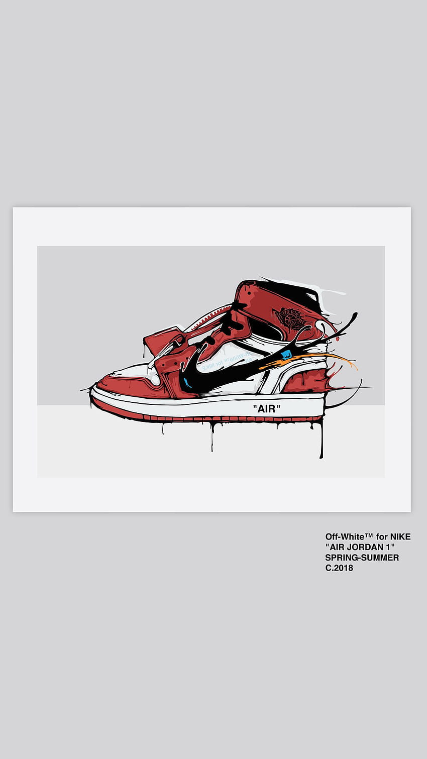 HD wallpaper Nike x Offwhite shoe on box clothing apparel footwear  sneaker  Wallpaper Flare