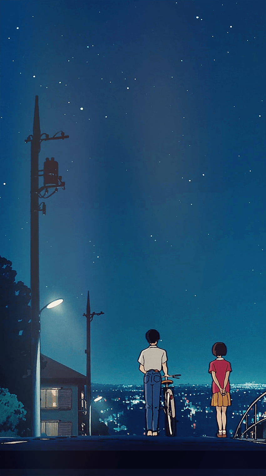 Ghibli iPhone di Anjing, estetika ghibli wallpaper ponsel HD