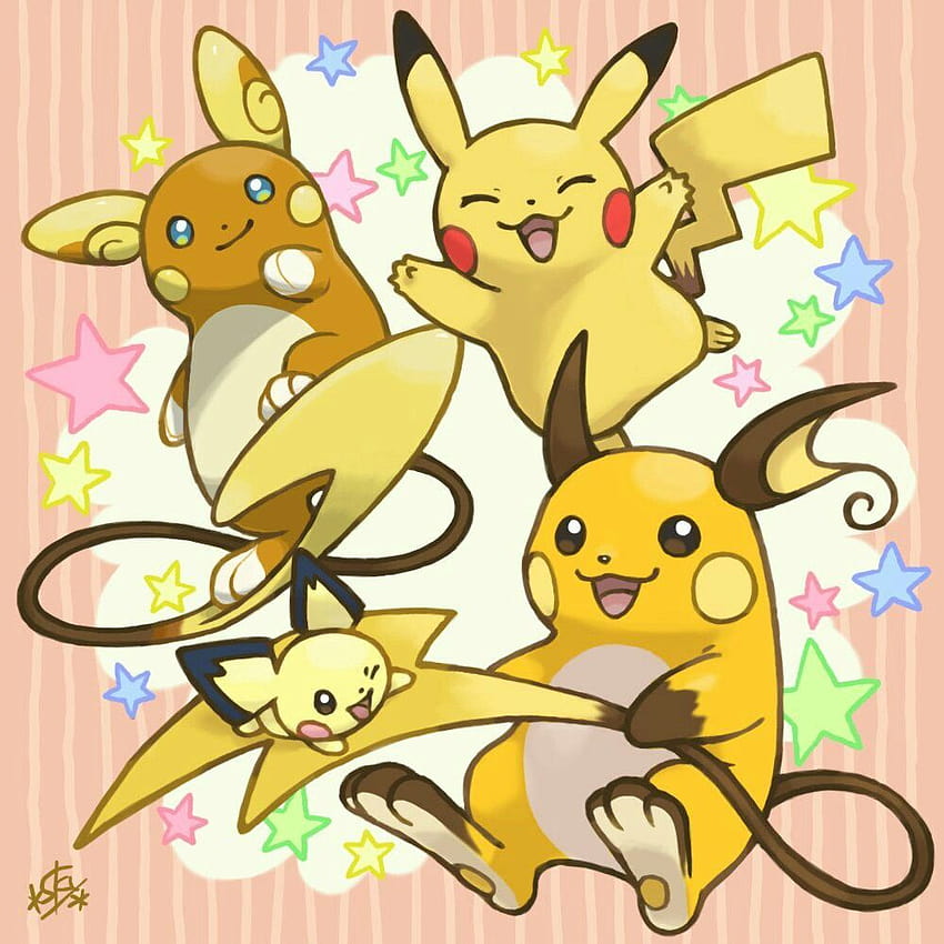 Pikachu family, pikachu evolution HD phone wallpaper | Pxfuel