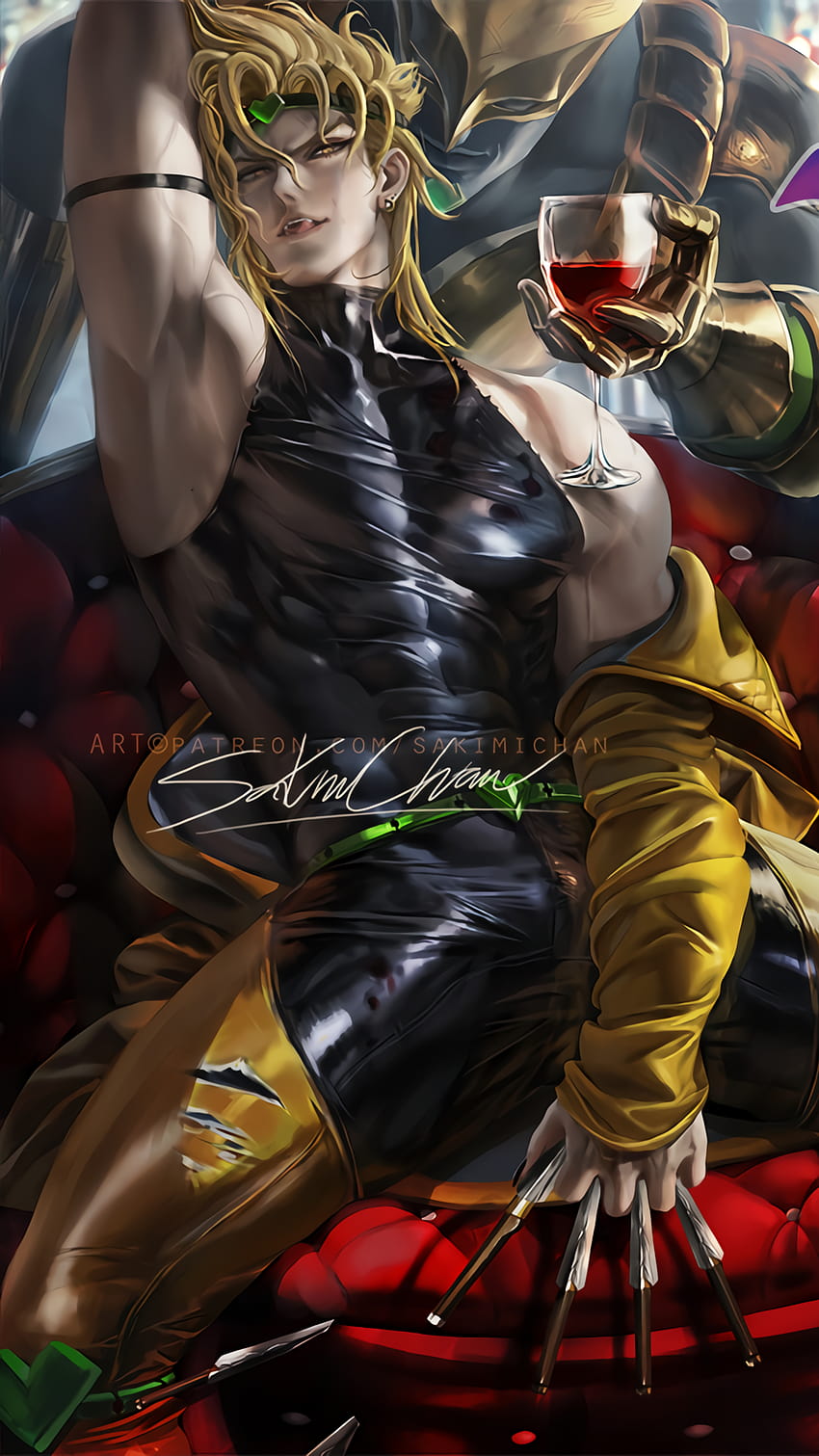 My drawing of Dio Brando from JoJo's Bizarre Adventure: Stardust