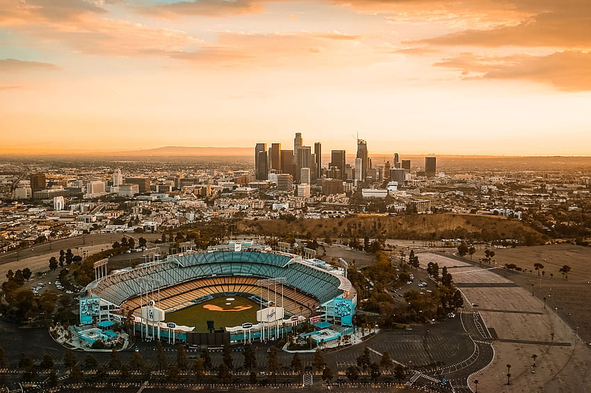 Los Angeles Dodgers Stadyumu, atlatan stadyum HD duvar kağıdı