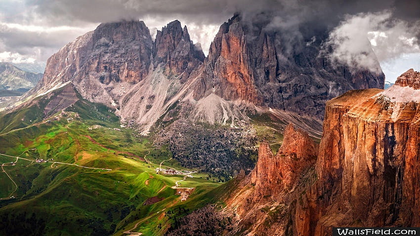 South Tyrol Dolomites Italy, dolomitas HD wallpaper