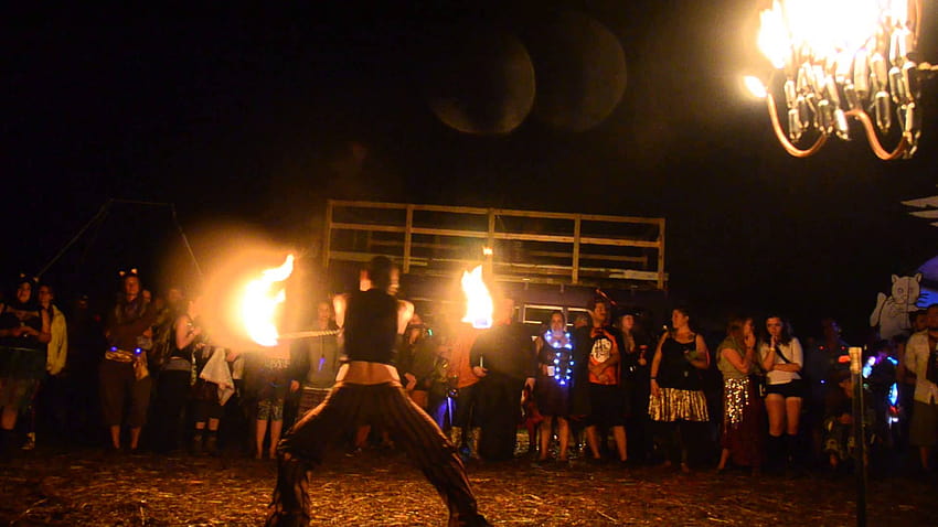 Transformus 2014 Fire Spinners и Fire Breathers, фестивал Transformus HD тапет