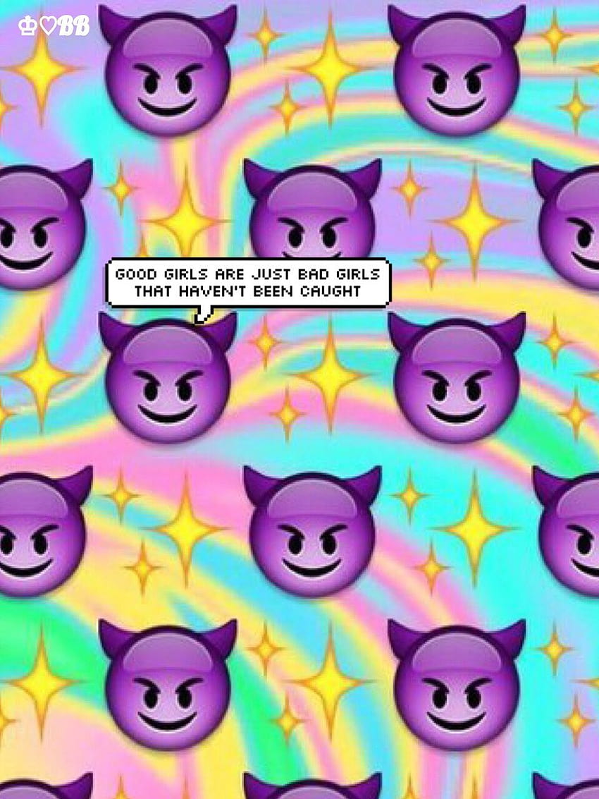 Download Black Emoji Evil Face Wallpaper  Wallpaperscom