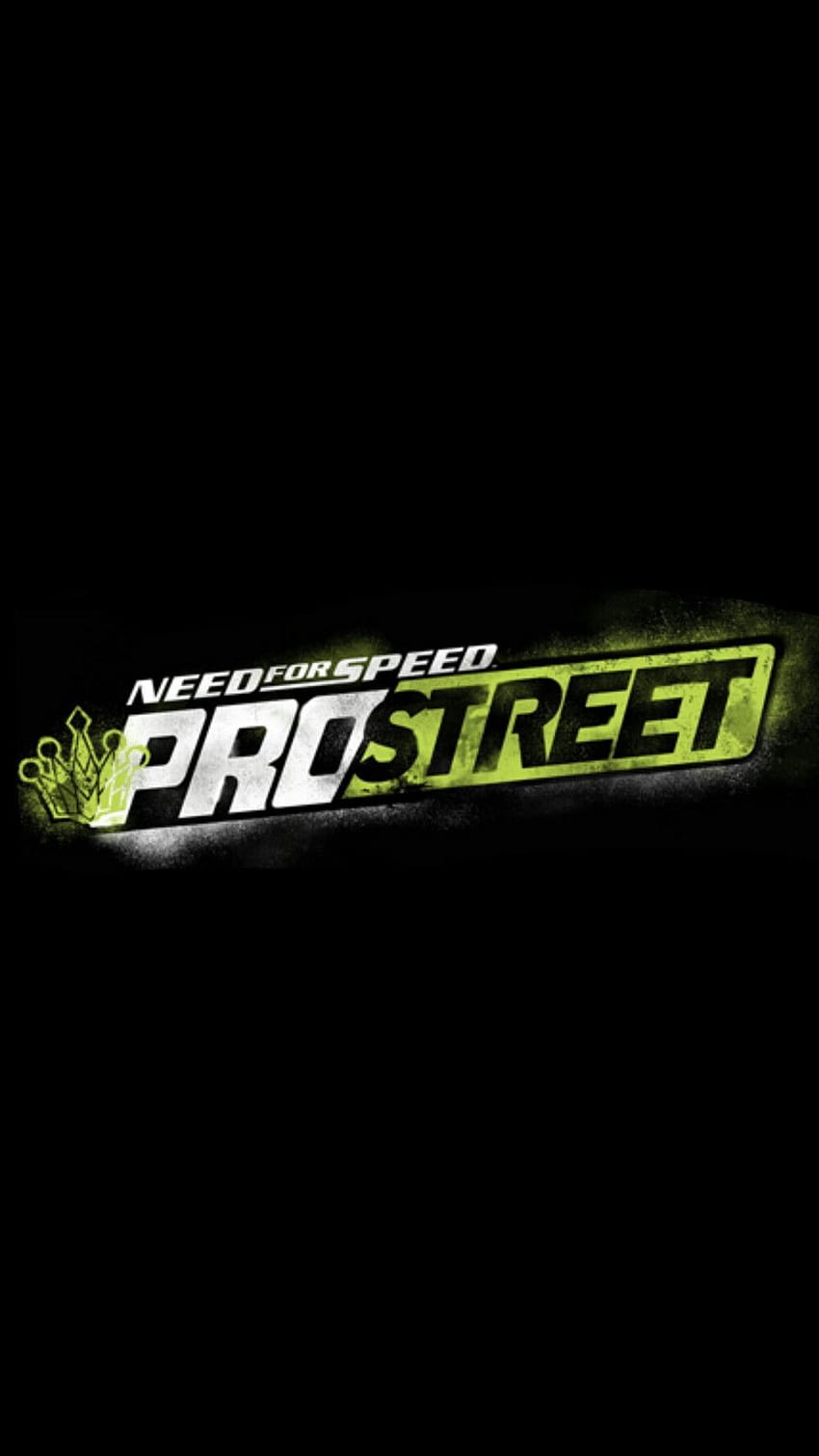 Logotipo de NFS Pro Street, logotipo de necesidad de velocidad fondo de pantalla del teléfono