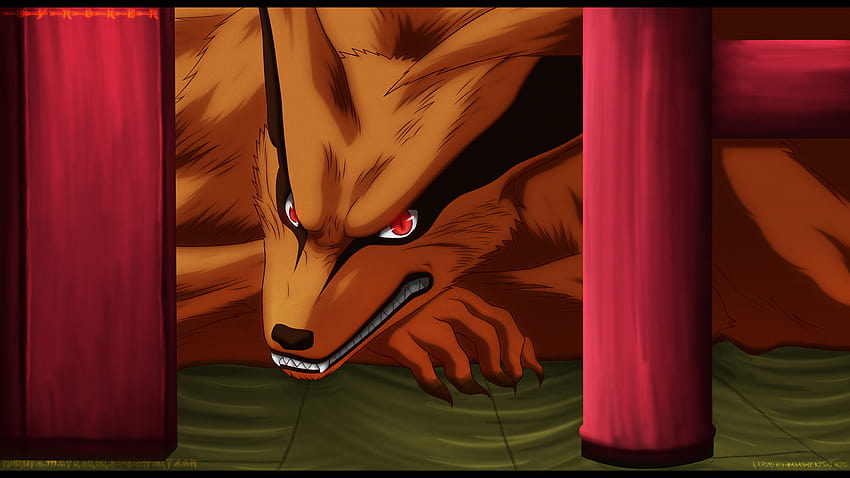kurama kyuubi 9 tailed beast anime 1920x1080 deviant art [1920x1080] for your , Mobile & Tablet HD wallpaper