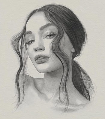 Pencil drawing of a girl, I made it last year : r/ZHCSubmissions