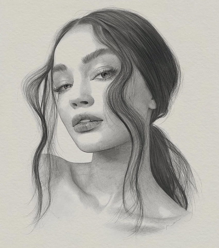 20 Realistic Portrait Drawings and Sketches - Beautiful Dawn Designs