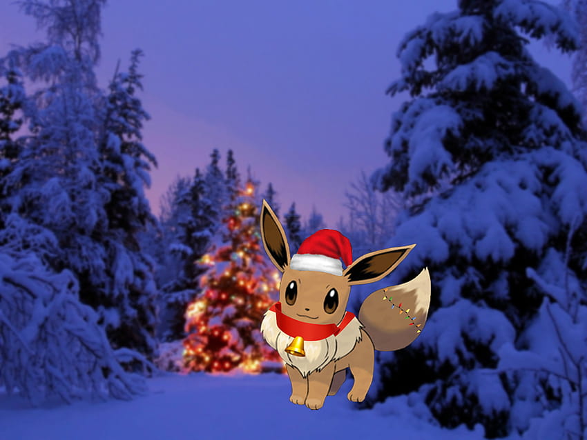 Merry Christmas Eevee everyone! : pokemonreddit, eevee christmas HD wallpaper