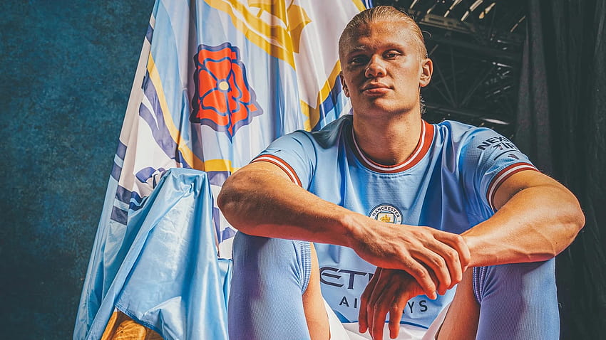 In : 'Proud' Erling Haaland Officially Joins Manchester City, manchester city logo 2022 HD wallpaper