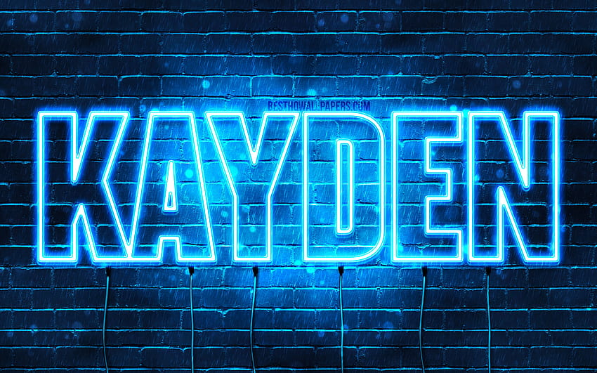 Kayden พร้อมชื่อ แนวนอน วอลล์เปเปอร์ HD